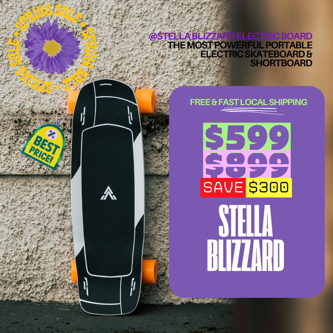 Acedeck® Stella Blizzard-Most Powerful Portable Electric Skateboard & Shortboard - Recensione Skateboard elettrico