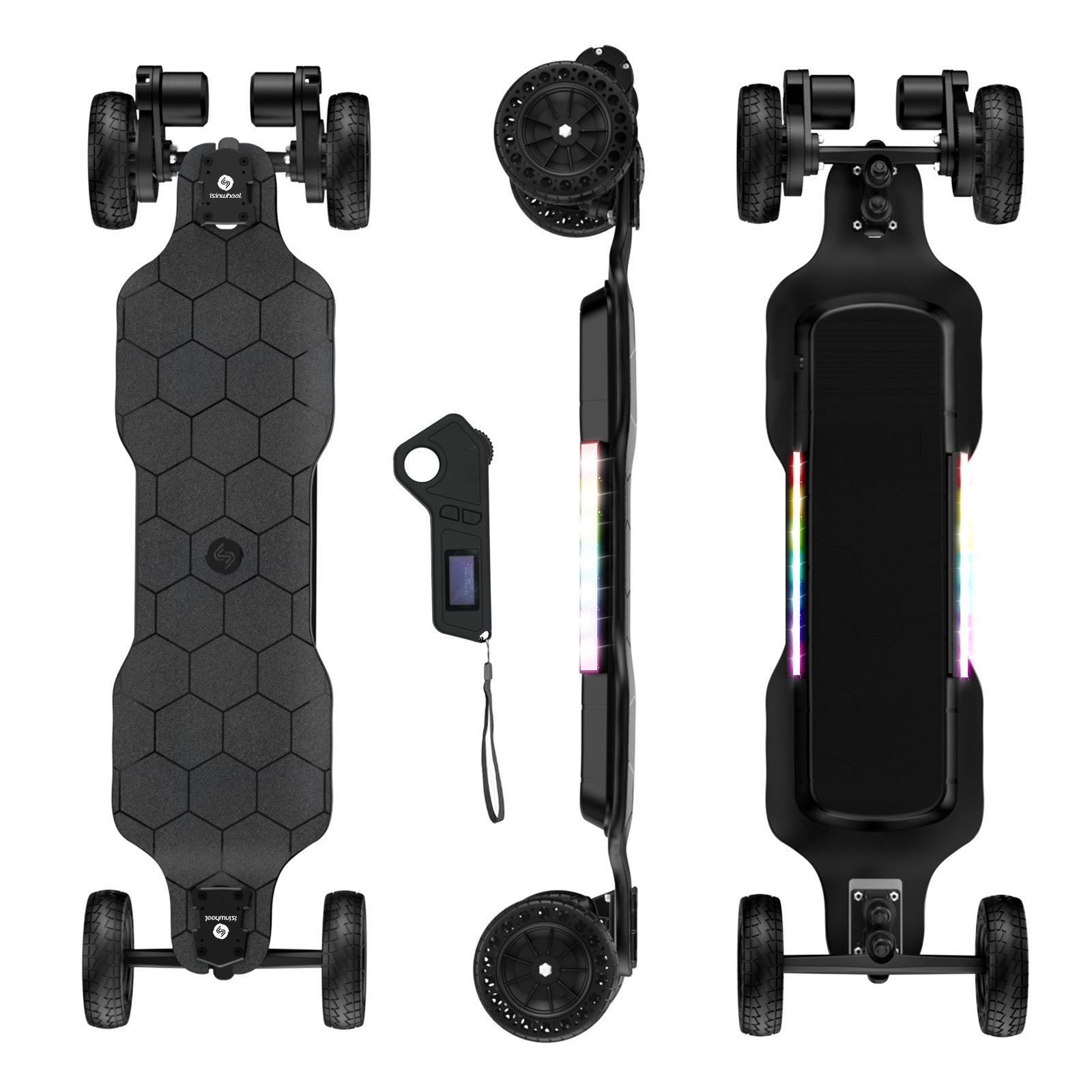 isinwheel  V10 Off Road Electric Skateboard - AU - Recensione Skateboard elettrico