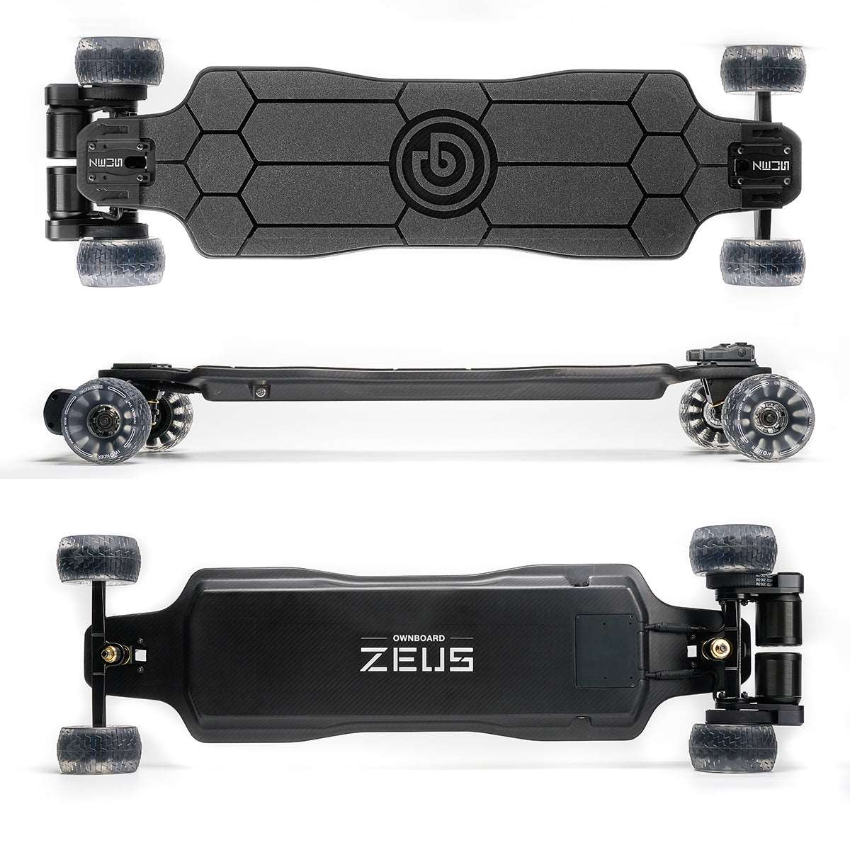 Ownboard ZEUS Carbon Electric Skateboard - Recensione Skateboard elettrico