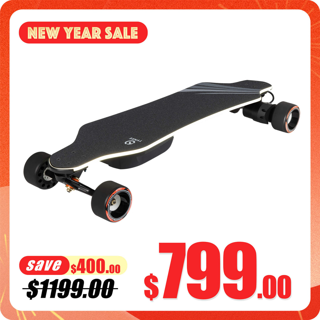 14S Tynee® Ultra X Pro Electric Skateboard with 105 Tynee Boosted Soft Wheels - Recensione Skateboard elettrico