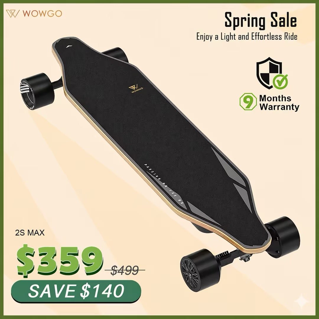 WowGo 2S MAX Electric Skateboard & Longboard - Recensione Skateboard elettrico